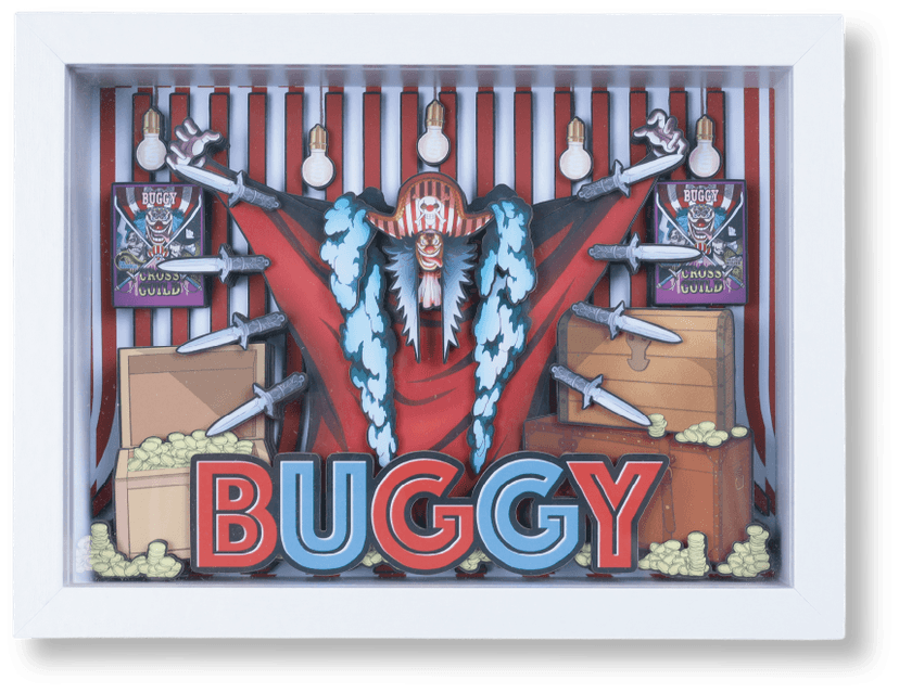 신사황 입체 액자(버기)