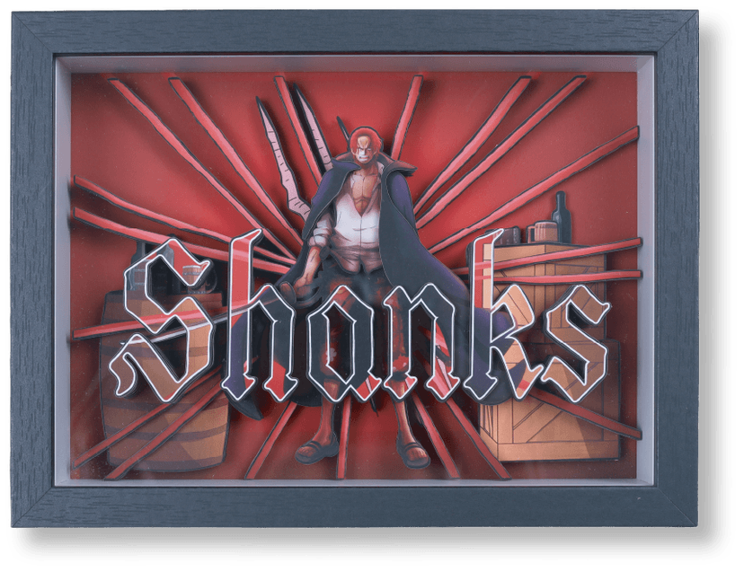 신사황 입체 액자(샹크스)